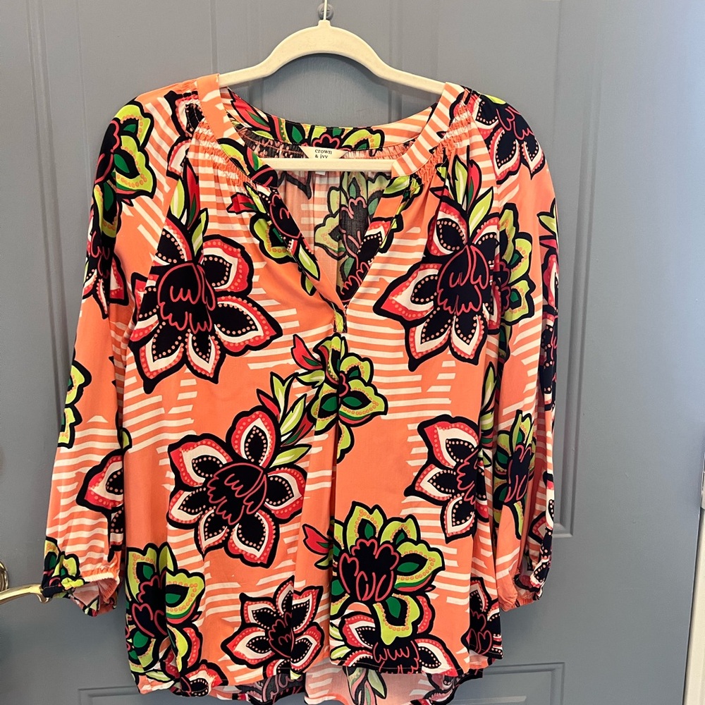Crown & Ivy Top rayon XL